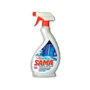 Akrilo vonių, dušo kabinų, plastiko valiklis "Sama" 500g.